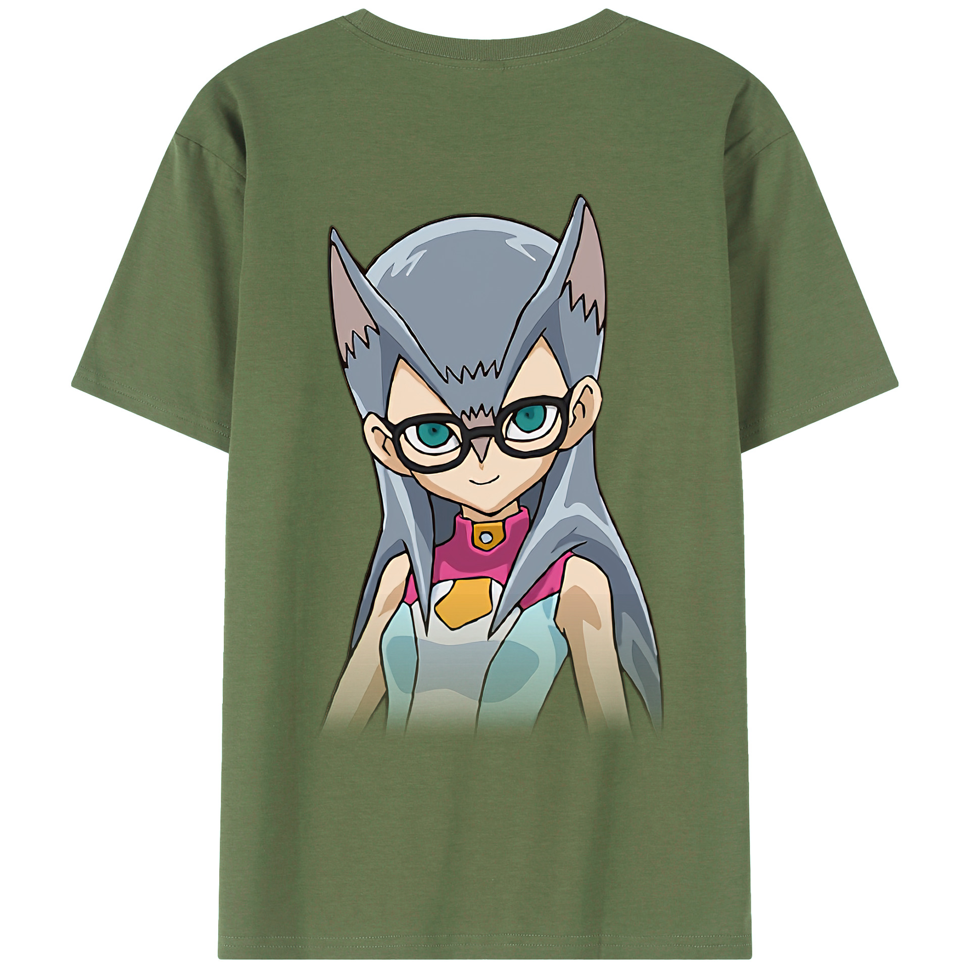 （画像用） 遊☆戯☆王 Yu-Gi-Oh! 綿100％ メンズ半袖Tシャツ（バックプリント） 通気性